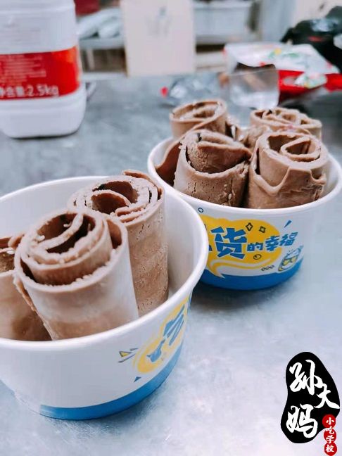 厚切炒酸奶：冰淇淋卷